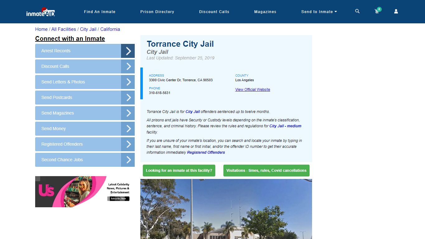 Torrance City Jail | Inmate Locator